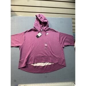 Nike Sportswear Club French Terry Hoodie Women's Sz 3X Purple Brand New
